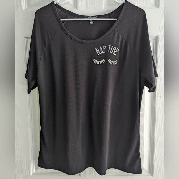 TART intimates Nap Time Sleep Top- size XL black - Picture 5 of 7